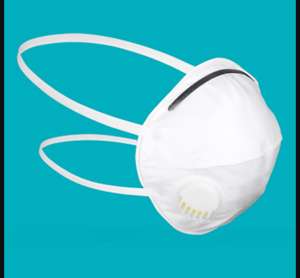 120x FFP2 Masken - NICHT medizinischer Mundschutz - Atemschutz für staubige Umgebungen etc, 4-lagig