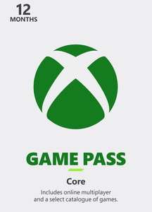 12 Monate Xbox Game Pass Core für 39,99 EUR mit PayPal Zahlung [ENEBA Marketplace]