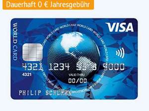 gmx/web.de: 50 / 75 EUR Prämie für die kostenlose ICS World Visa Kreditkarte