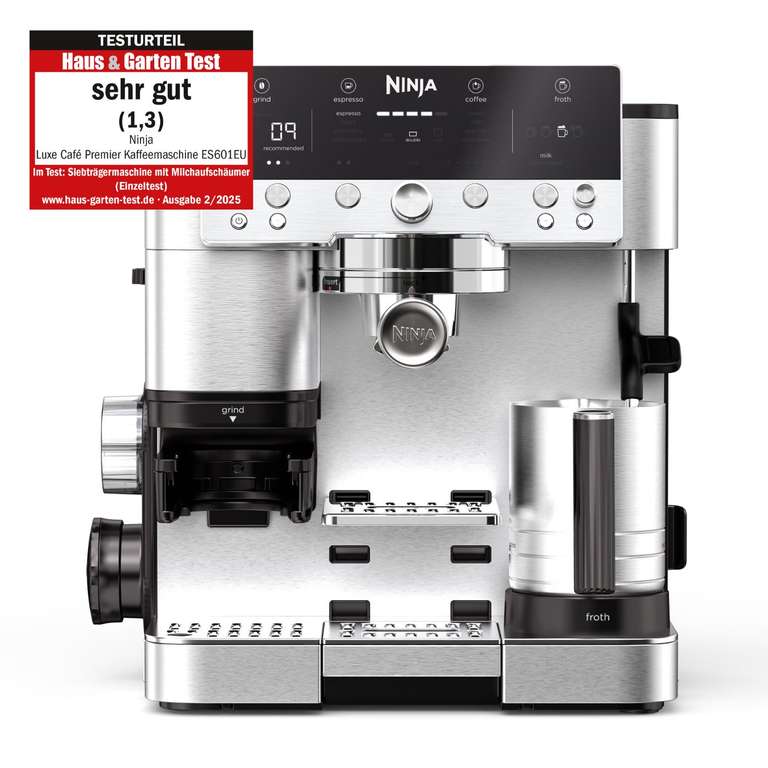 Produktbild von ULTECHNOVO Elektrische Kaffeemühle Aus Edelstahl – Für Bohnen, Getreide & Kräuter, 30 Sek. Betrieb, Kompakt