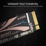 Sabrent Rocket 2230 M.2 NVMe 512GB, PCIe 4.0 X4 (Verfügbarkeitsdeal) [Amazon]