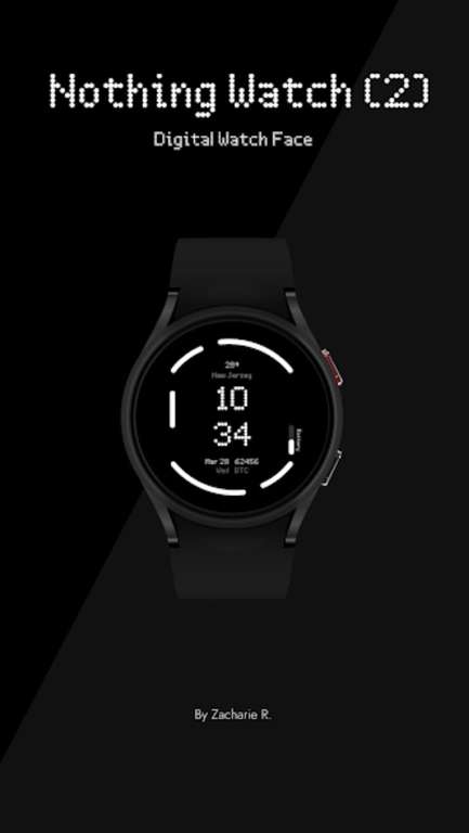 Nothing Watch (2) + Perennial: Analog Watch Face [WearOS Watchface][Google Play Store]