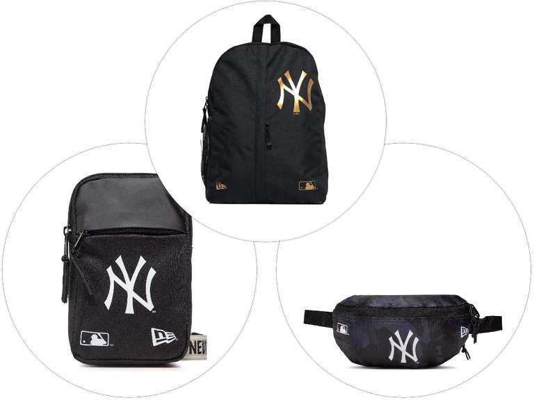 Sammeldeal New Era Taschen / Rucksack mit New York Yankees Logo