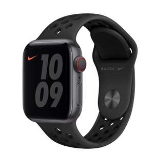 Apple Watch S6 Nike Alu 40mm Cellular LTE grau Sportarmband anthrazit watchOS
