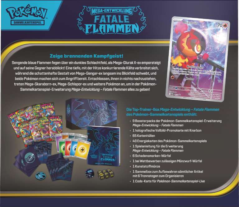 Produktbild von POKÉMON - FATALE Flammen TTB Top Trainer Box EUR 75,00 - DE