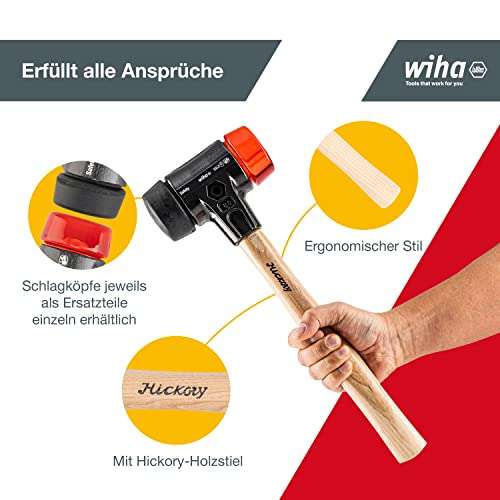 Wiha 26614 Schonhammer mittelhart, mittelweich 1700g, 400mm (Prime)