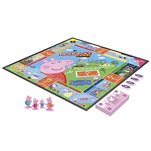 [PRIME] Monopoly Junior: Peppa Pig Edition, Brettspiel für 2 – 4 Spieler, Indoorspiel für Kinder ab 5 Jahren
