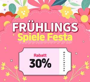 Samsung GalaxyStore - Frühlings-Spiele-Festival - 30% Rabatt-Gutschein!