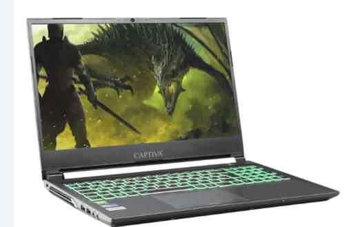 Gaming Laptop CAPTIVA I63-851, i5-11400H, RTX 3060, 500 GB M.2 SSD, 16 GB RAM DDR4-2400, 15.6" 144Hz IPS FullHD