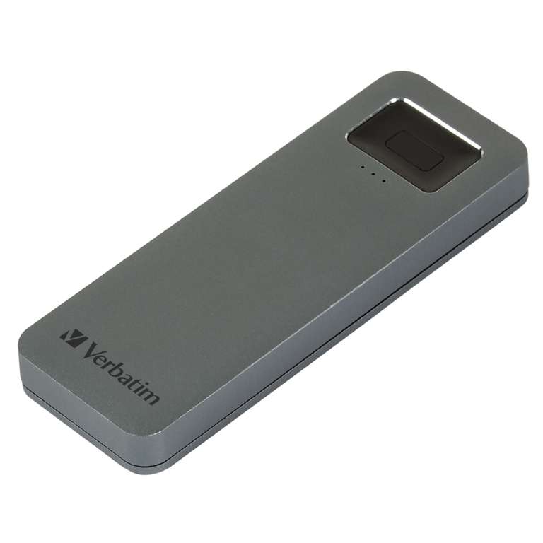 Verbatim Fingerprint Secure SSD USB 3.2 Gen 1 USB-C 2,5 1TB