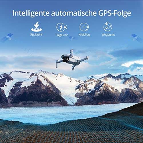Potensic ATOM SE GPS 4K Einsteiger Drohne (Standard Kit mit 2 Akkus und Tasche)