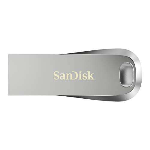 [Prime] SanDisk Ultra Luxe USB 3.1 Flash-Laufwerk 128 GB (USB 3.1 Gen 1 / 3.0-fähig, 150 MB/s, Passwortschutz, SW Datenwiederherstellung)