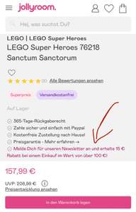 Lego 76218 Marvel Sanctum Sanctorum für 142,99€ nach Newsletter-Anmeldung