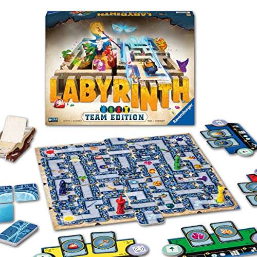 Ravensburger - Labyrinth: Team Edition (27328), kooperative Variante des Spieleklassikers für 2 - 4 Personen ab 8 Jahren für 12,85€ (Prime)