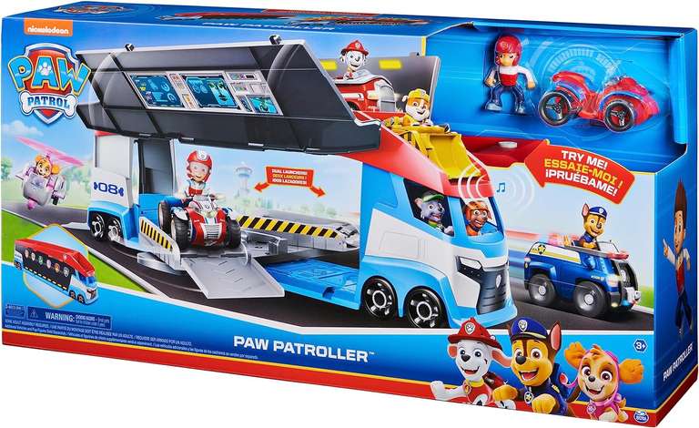 PAW Patrol Bus PAW Patroller 2.0 Fahrzeug mit Licht und Sound und Ryder Figur