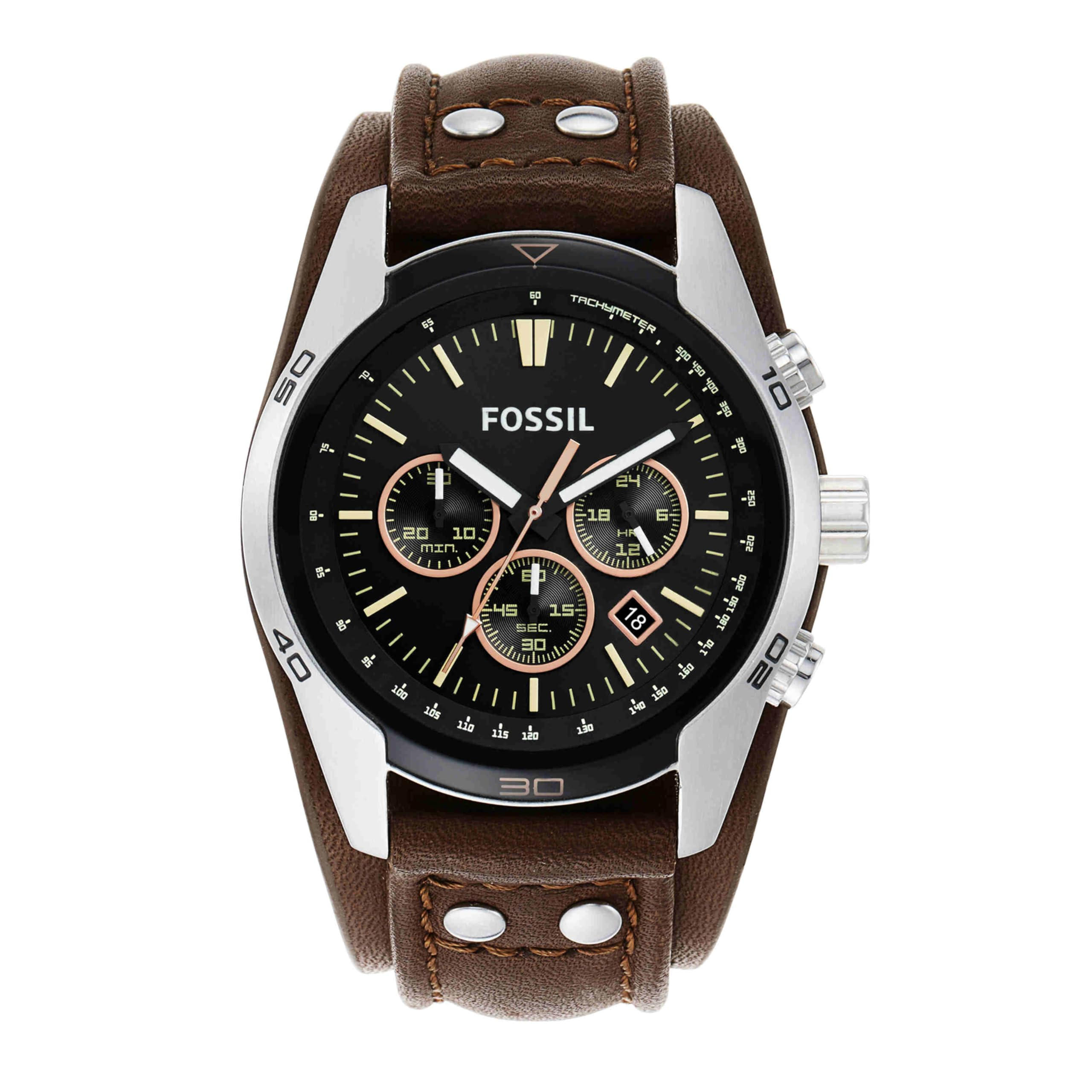 Fossil Coachman CH2891 Herren-Chronograph mit Lederarmband + weitere Modelle und Ausführungen