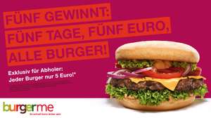 BurgerMe - Jeder Burger für 5€ bei Abholung [Lokal Pinneberg]