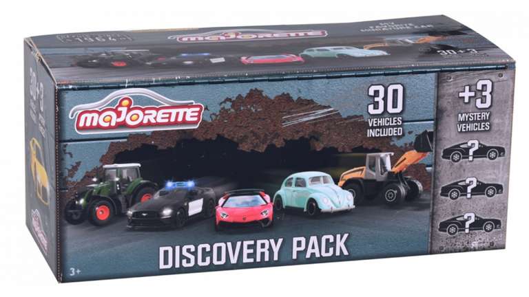 Majorette - Discovery Pack - 30 Autos + 3 Mystery Autos