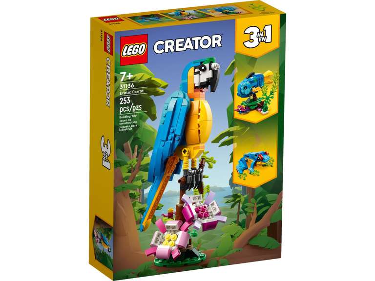 LEGO Creator 3 in 1 Exotischer Papagei (31136) für 15,93 Euro [Thalia KultClub]