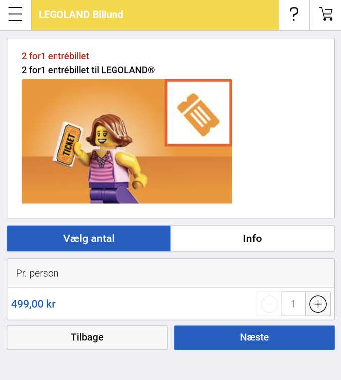 [Dänemark] Legoland Billund: ein Ticket kaufen und eins kostenlos dazu bekommen