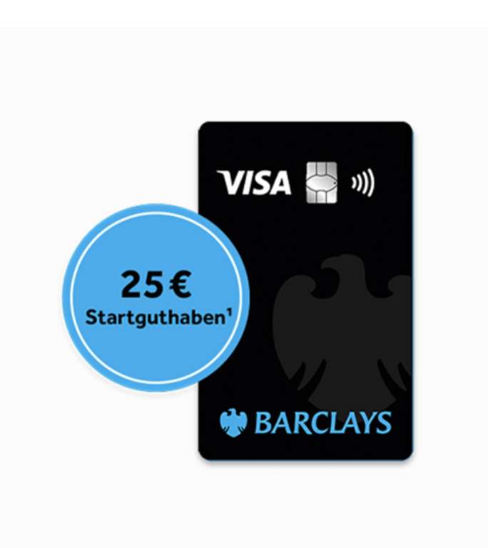 Barclays Visa Kreditkarte 25€ Bonus ( via CHECK24 35€ ) und dauerhaft kostenlos