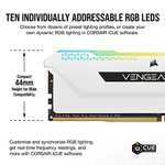 Corsair DDR4 32 GB PC 3200 CL16 Kit 4x8 GB Vengeance RGB retail 32 GB MHz DIMM (CMH32GX4M4E3200C16W)