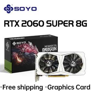 NVIDIA GeForce RTX2060 SUPER 8G Graphics Cards GDDR6 Video Memory HDMI DP PCIE3.0x16