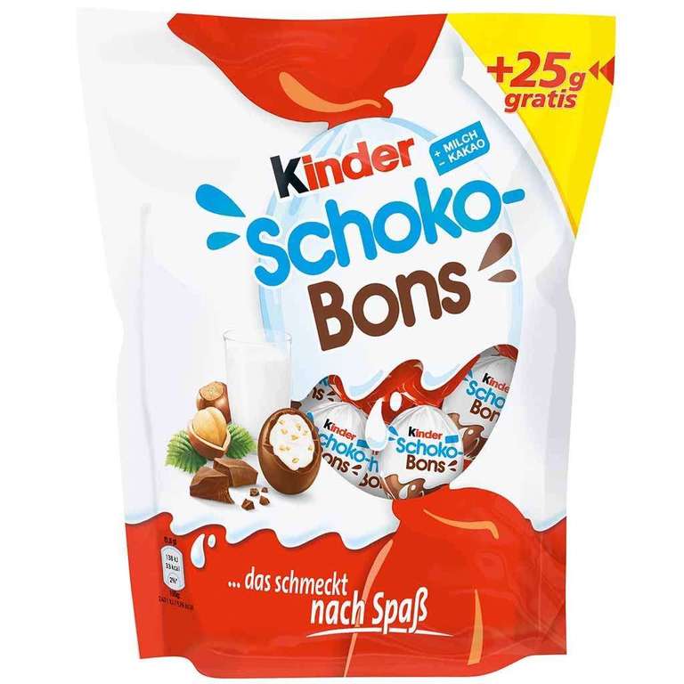 1x Kinder Schoko-Bons 225g Packung (mit App für 1,49 € für eine Packung) bei Edeka Südwest (BW, RP, SL, Frankfurt a.M.)