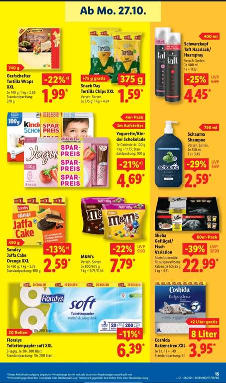 Coshida Katzenstreu XXL Ultrawei 6+2L fr nur 3,95 bei Lidl | mydealz
