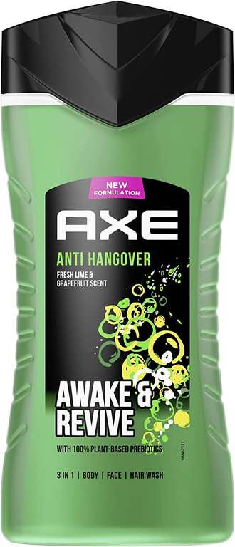 Axe 3-in-1 Duschgel & Shampoo "Alaska", "Ice Chill" oder "Anti-Hangover" | 250ml [Prime Spar-Abo]