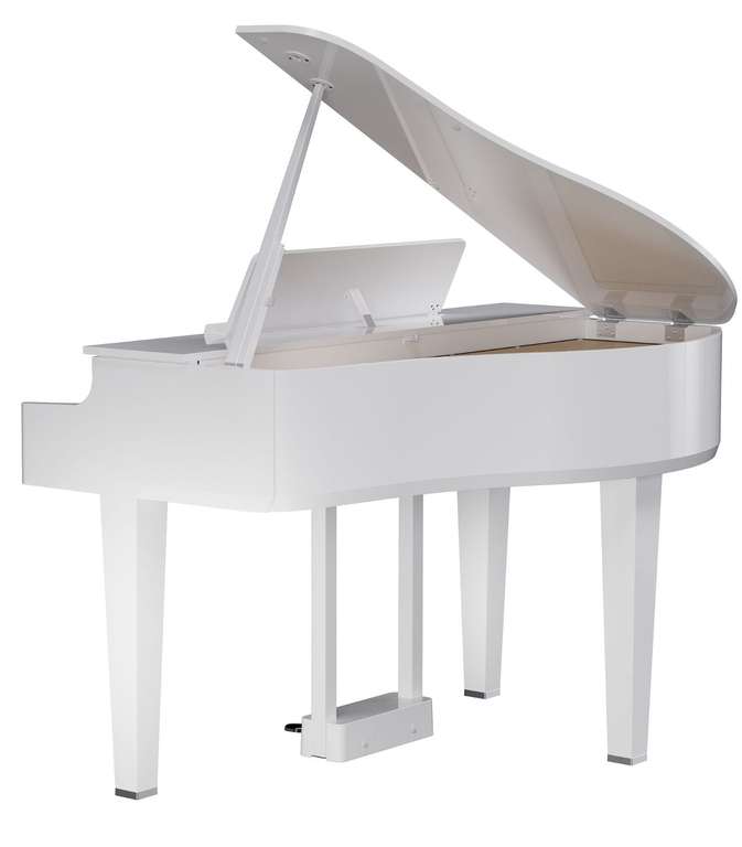 Roland GP-6-PW Digital Grand Piano, Farbe White High-Gloss [Bax-Shop]