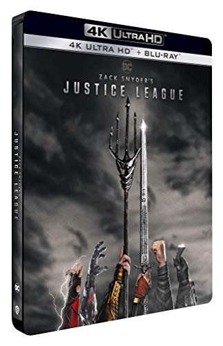 Zack Snyders Justice League 4K Steelbook + Blu Ray