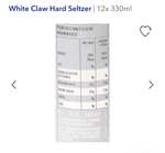White Claw Hard Seltzer Angebot bei Motatos 12*0,33 ab 6,99€ - 60ct die Dose MHD Ware +10€ Rabatt, MBW 25€