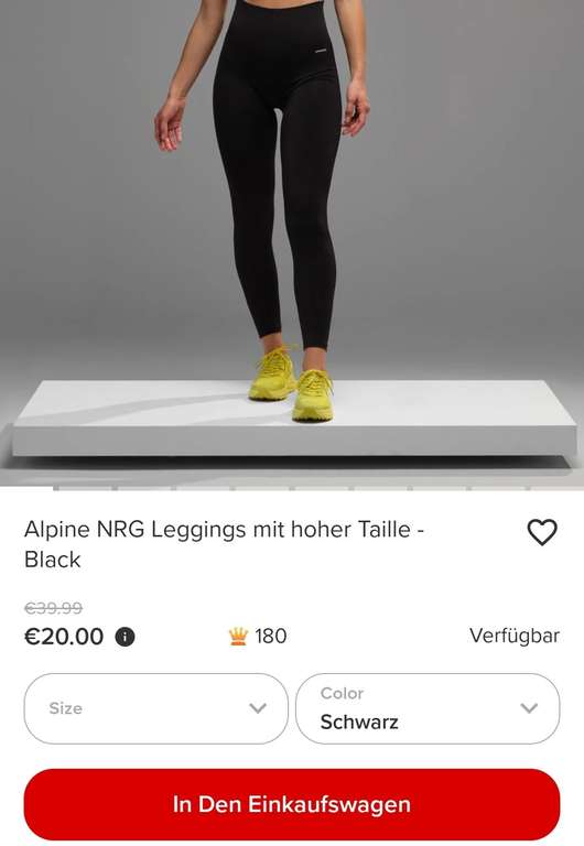 Alpine NRG Sport Leggings mit hoher Taille
