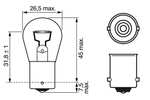 Bosch P21W Longlife Daytime Fahrzeuglampen - 12 V 21 W BA15s - 2 Stück für 1,50€ (Prime)