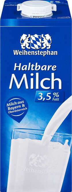 [Kaufland] 3x Weihenstephan Haltbare Milch 3,5%/1,5% für effektiv 0,66 € pro 1l-Packung (Angebot + Coupon) - bundesweit