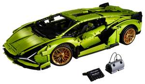 LEGO Technic 42115 Lamborghini Sián FKP 37 (276,65 €); 10696 Mittelgroße Bausteine-Box (19,31 €); Icons 10274 Ghostbusters ECTO-1 (151,37 €)