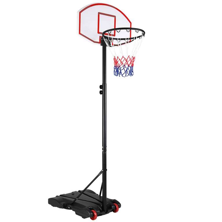 Basketballkorb höhenverstellbar 179-209cm (52,95€) oder 257-305cm (113,95€) mit Rollen
