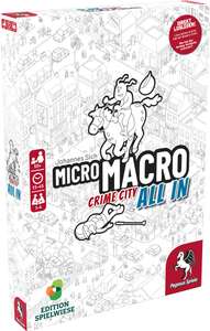MicroMacro: Crime City 3 - All In | Brettspiel (Suchspiel) für 1 - 4 Personen ab 10 Jahren | ca. 15 - 45 Min. | BGG: 8.0 / Komplexität: 1.33
