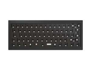 Keychron Q4 QMK ISO Barebone RGB Hot Swap Gaming-Tastatur (schwarz, silber und blau)