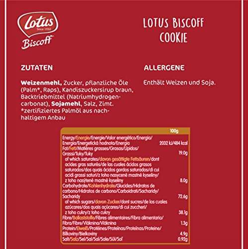 Lotus Biscoff | Orginal Karamellisierter Keks | 1.875 kg (9,68€) oder 1kg (4,90€) (Prime)