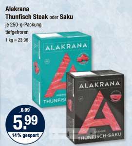 [V-Markt] Sashimi Grade Yellowfin Thunfisch SAKU + STEAK Alakrana