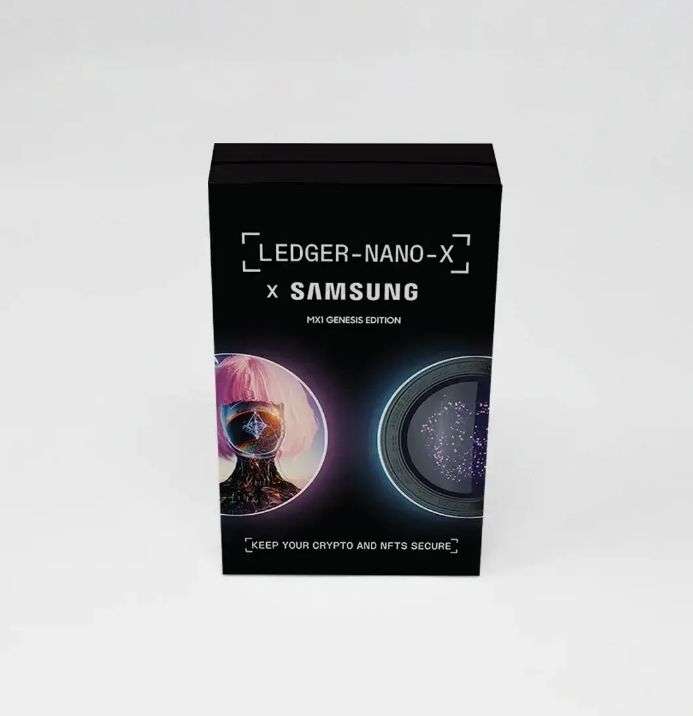 (Personalisiert) Ledger Nano X Samsung Edition für MX1GE NFT Crypto Holder/ KOSTENLOS für S23 Besitzer bei Kauf über Amazon