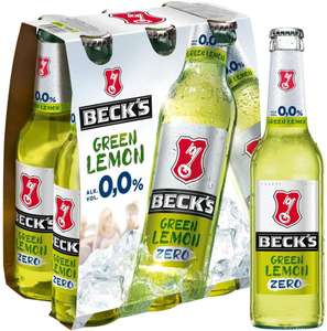 [Prime Sparabo] Beck's Green Lemon Zero Alkoholfrei Biermischgetränk, Mehrweg, 24 x 330ml (zzgl. 3,42€ Pfand)