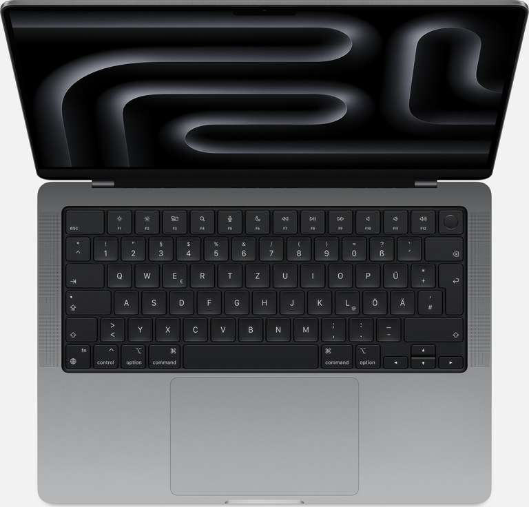 Apple MacBook Pro 14 2023 (14.2", 3024x1964, Mini LED, 120Hz, M3 8/10 Core, 8/512GB, 2x TB4, HDMI 2.1, SD, 70Wh, 1.55kg)