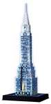 Ravensburger 3D Puzzle 12595 - Chrysler Building bei Nacht - Bauwerk als 3D Puzzle ab 8 Jahren, Leuchtet im Dunkeln (Prime/Otto flat)