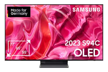 55 Zoll Samsung S94C OLED TV - eff. 795€ (1.195€ -200€ Warenkorb -200€ Samsung Cashback) GQ55S94CATXZG Mod.2023