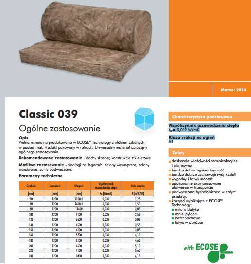 200 mm Knauf Mineralwolle WLG 039 in Polen bestellen (Abholung)