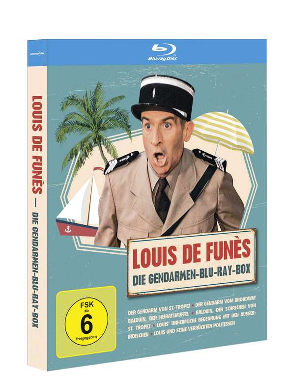 [Amazon Prime] Louis de Funes - Gendarmen Bluray Box - 6 Filme