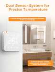 Refoss Heizungsthermostat WLAN, Wasser Fußbodenheizung Thermostat Boile